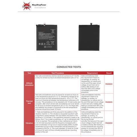 Oem Batteria Testata Ricambio Pari Originale Bm4f Per Xiaomi Redmi Note 8 Pro - Foto 2