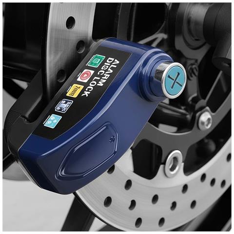 Antifurto Blocca Disco Con Allarme 110 Db Per Bici Moto Passeggino - Foto 2