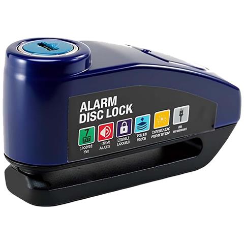 Antifurto Blocca Disco Con Allarme 110 Db Per Bici Moto Passeggino - Foto 5