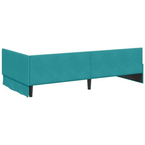 Struttura Letto Angolare con Materasso 2 pcs Verde Velluto - Foto 9