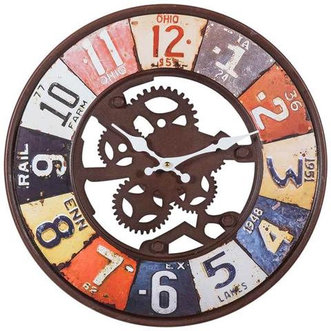 Orologio Da Parete Multicolore 39 Cm - Foto 1