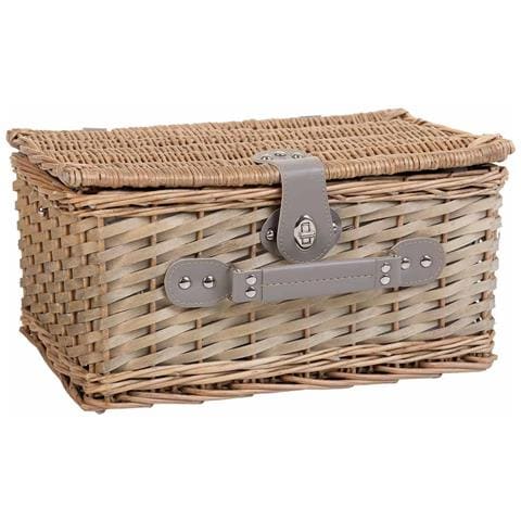 Cestino Pic-nic Marrone 40x28x19h - Foto 2