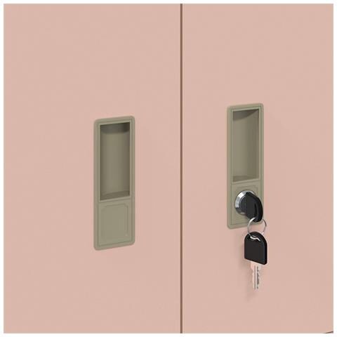 Armadio Rosa 60 x 40 x 40 cm Acciaio - Foto 9