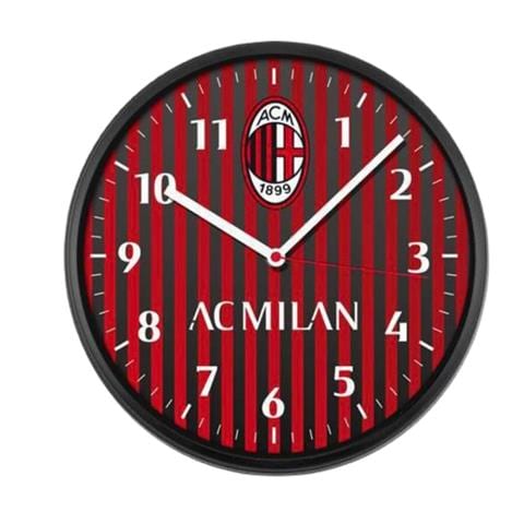 00875MI1 orologio da parete e da tavolo Orologio al quarzo Rotondo Nero, Rosso - Foto 1