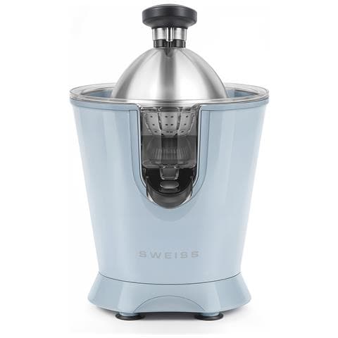 Spremiagrumi elettrico professionale ZEST6, 160W, silenzioso, beccuccio antigoccia, braccio potente, lavabile in lavastoviglie, azzurro - Foto 1
