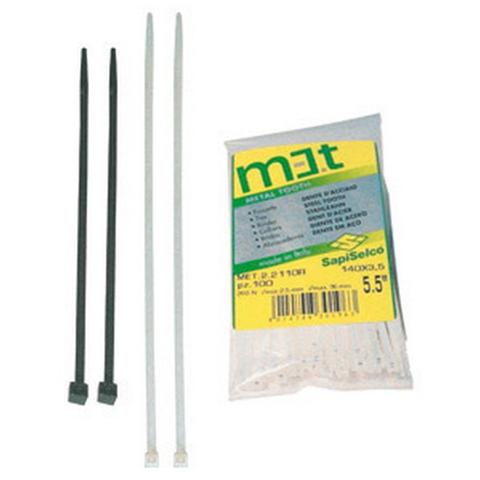 Fascette Nylon 2,5x 98 Bianche - Foto 1