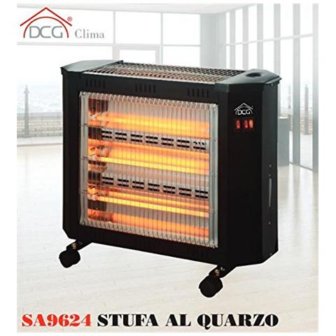 Stufa Quarzo 2000w 4elementi 3temp. c / umidificatore - Foto 1