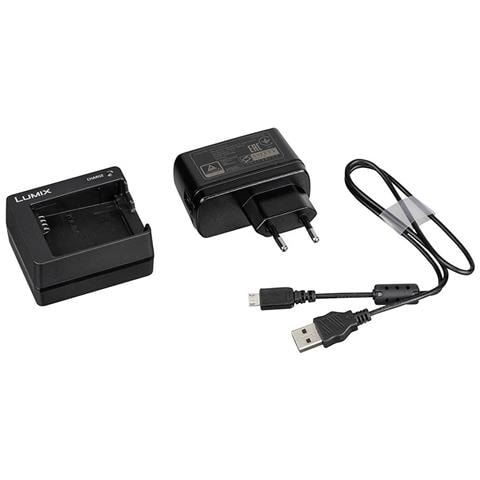 Lumix DMW btc12 batteria - caricatore adatto per batterie DMW BLC12, DMW-BLG10 e BLH7 NERO - Foto 1