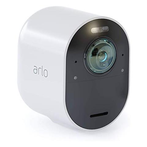 Ultra VMS5140 Sistema di Videosorveglianza Wi-Fi con Telecamera di Sicurezza 4K, Audio 2 Vie, Luce, Bluetooth, Visione 180? Diurna / Notturna. Interno / Esterno, Compatibile con Alexa e Google Wi-Fi - Foto 2