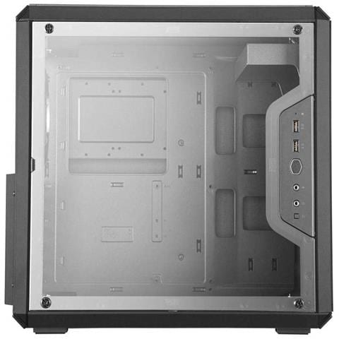 Case MasterBox Q500L Midi Tower ATX / Micro-ATX / Mini-ITX 2 Porte USB 3.0 Colore Nero (Finestrato)  - Foto 2