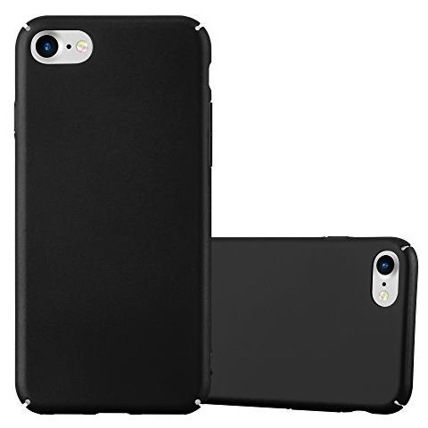 Cadorabo Custodia Compatibile Con Apple Iphone 7 / 7s / 8 / Se 2020 In Nero Metallo - Hard Case Coperchio Protettivo In Look Metallico Contro I Graffi E Gli Urti - Foto 1