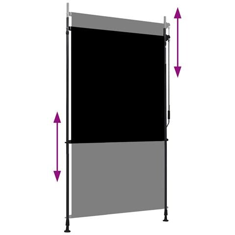 Tenda a Rullo per Esterni 120x270 cm Antracite - Foto 2