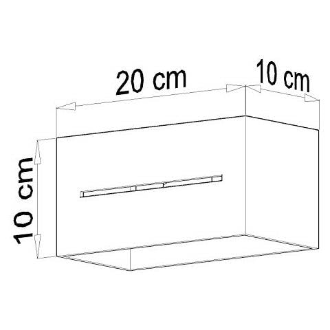 Luce Led, Grau, 20 X 10 X 10 - Foto 2