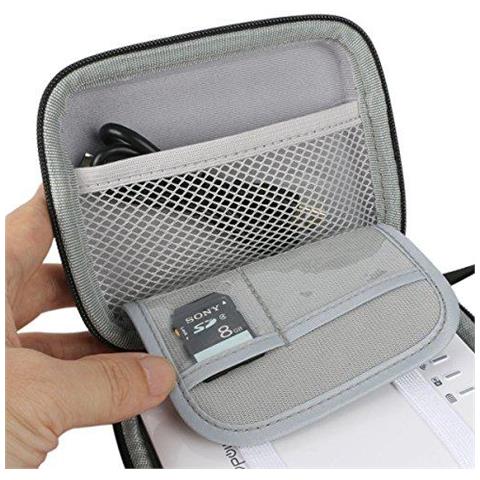 Custodia Rigida Antiurto Nero Protettivo Hard Drive Case Per 25 Pollici Wd Western Digital Elements Esterno My Passport Essential Hard Disk Esterno Portatile - Foto 4