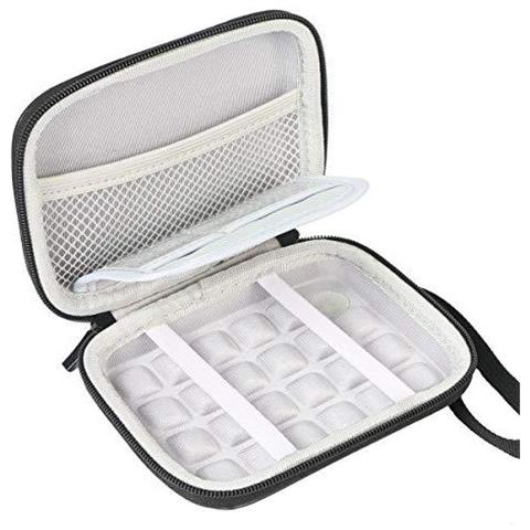 Custodia Rigida Antiurto Nero Protettivo Hard Drive Case Per 25 Pollici Wd Western Digital Elements Esterno My Passport Essential Hard Disk Esterno Portatile - Foto 1