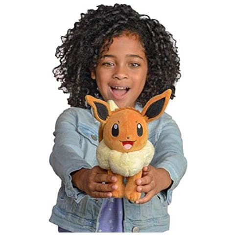 Bandai Pokemon Eevee Volpe Evoli Peluche 20cm Sorridente - Originale Wct - Foto 2