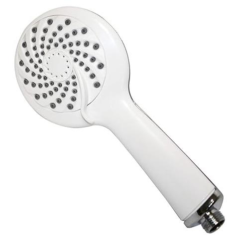 Doccetta 3 Getti Abs Tonda Cromato /bianco - Foto 2