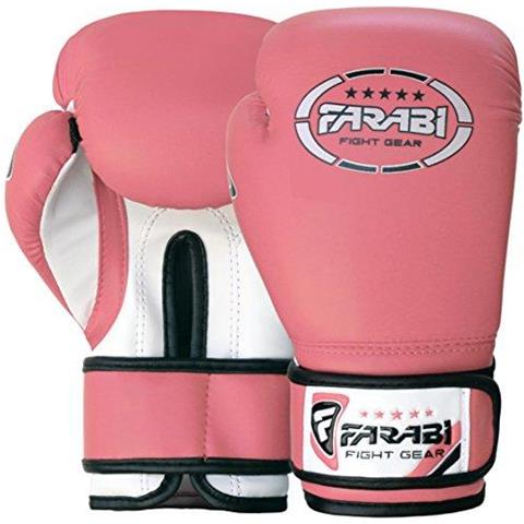 Bambini Junior 6-oz Rosa Guantoni Da Boxe Sparring Formazione Guanti Sacchetto Guanto Mezzo (spedizione Gratuita)  - Foto 4
