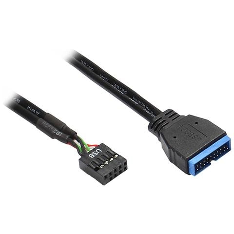 5021-PST1, USB 3.0, USB 2.0, Nero, Blu, Maschio / femmina - Foto 1