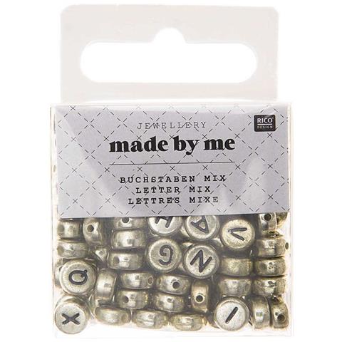 165 Perline Rotonde - Alfabeto - Golden - Foto 2