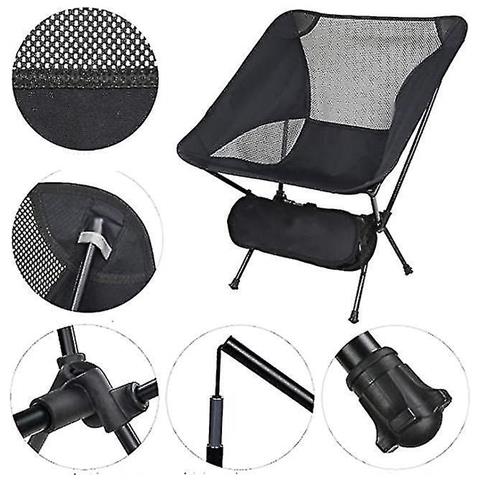 Spiaggina Mare Gxpjycfob Sedia Campeggio Pieghevole - Leggera 2.5kg, Portata 150kg, Con Zaino Per Viaggi E Spiaggia Sedia Da Spiaggia