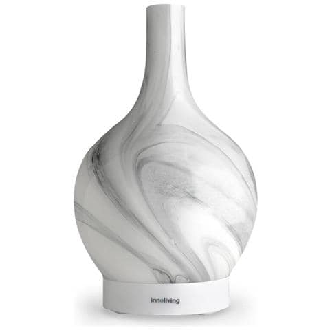 Diffusore D'aroma Ad Ultrasuoni 150ml- ""marble"" Bianco Inn-773wu - Foto 1