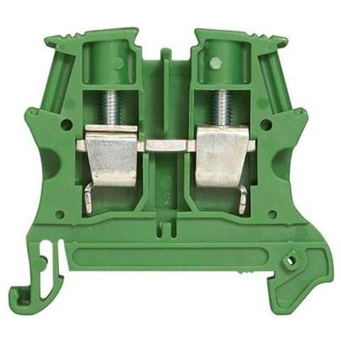 Viking3 Mors.barra Din 4mmq 1in / 1out Giallo /verde - 037177 - 037177 - Foto 1
