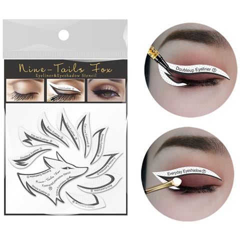 Strumento Professionale Per Il Trucco Dei Tamponi Per Ombretti Con Stencil Per Eyeliner White - Foto 1