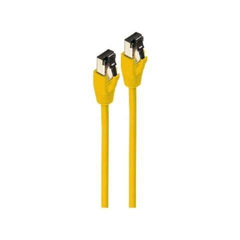Cavo Patch Basic-s Cat. 8.1 F /ftp Pimf Lszh Giallo 150 M Bs08-41082 - Rete - Cavo Di Rete Cat 8 (bs08-41082) - Foto 1