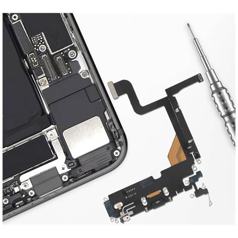 Connettore Di Ricarica Lightning Per Iphone 13 Pro Con Microfono, Verde Scuro - Foto 6