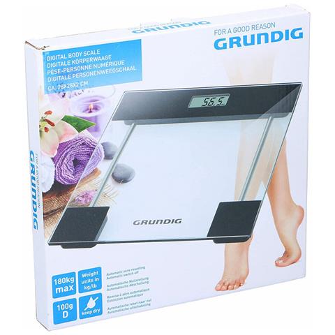 Bilancia Pesapersona Digitale Display Lcd Design Slim Max 180kg Da Bagno Vetro - Foto 2