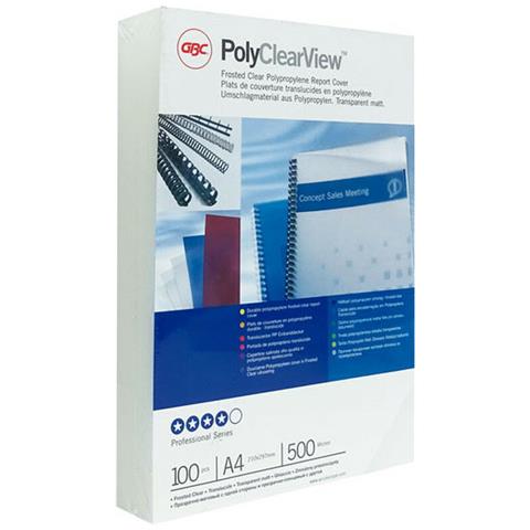 Copertine Per Rilegatura 100 Unità Trasparente A4 Polipropilene - Foto 1
