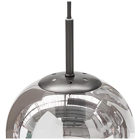 Lampadario 7 Luci Vetro Argento Tarlo - Foto 6