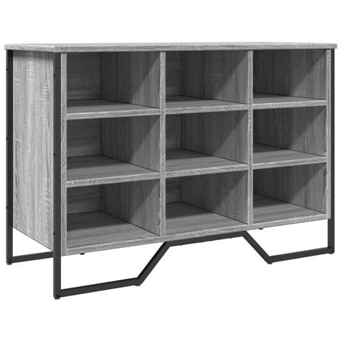 Scarpiera Grigio Sonoma 90x38x61,5 cm in Truciolato - Foto 2