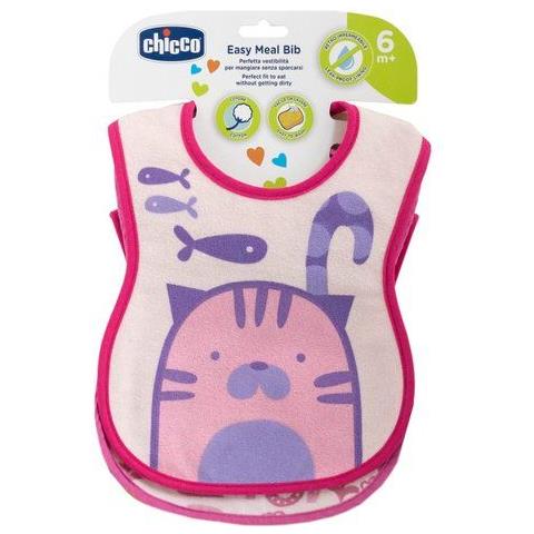 Set Bavaglini 00016301200000 Pappa Bimba Rosa - Foto 1