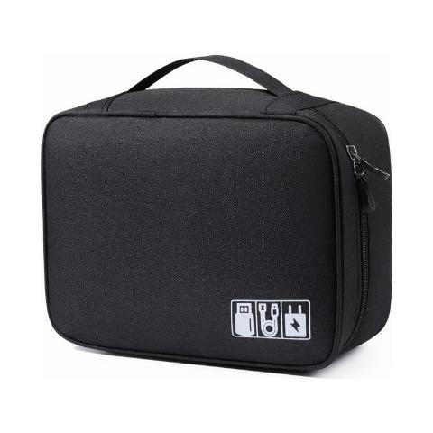 Borsa Portaoggetti Digitale Da Viaggio Resistente All'acqua Black - Foto 2