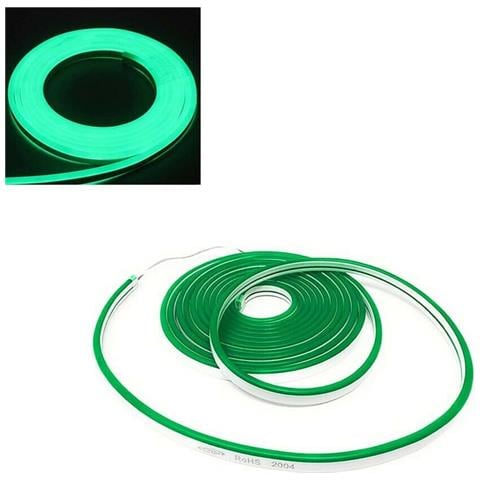 Striscia Led Verde Per Scritte Insegne Luminose Strip Flessibile 5 Mt Ip65 - Foto 1