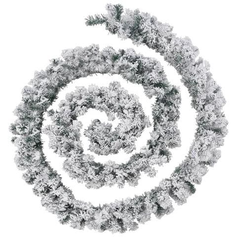 Ghirlanda Natalizia Con Luci A Led 5 M In Pvc Verde - Foto 2