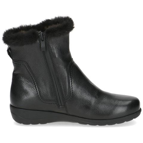 Black Casual Closed Booties Stivaletti Pelle Scarpe Donna Nero Eu 36, 9-26459-43-022 - Foto 3