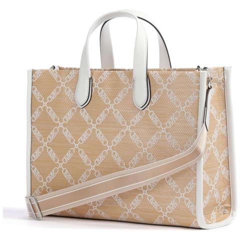 Large Grab Tote Nat Opticwht Borse Tote Sintetico Borse Donna Beige Eu One Size, 30s4s3gt3o-884 - Foto 2
