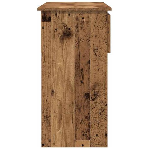 Tavolo Consolle con Cassetti Legno Antico 85,5x38,5x74,5 cm - Foto 9