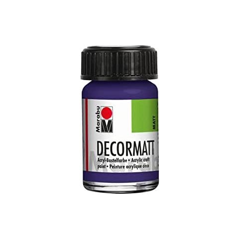 Colore Acrilico ""decormatt"" Per Metallo /pietra /legno /carta 15ml - Colore Viola Scuro 051 - Foto 1