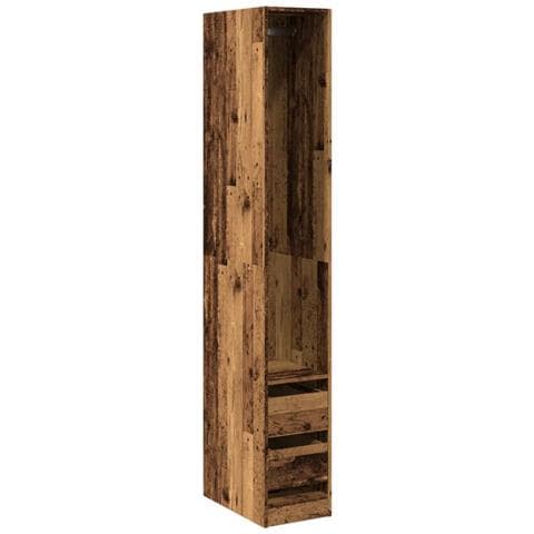 Armadio Legno Antico 30x50x200 Cm In Legno Multistrato - Foto 2