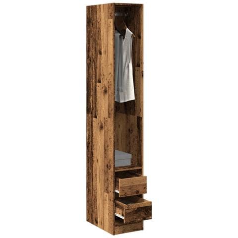 Armadio Legno Antico 30x50x200 Cm In Legno Multistrato - Foto 1