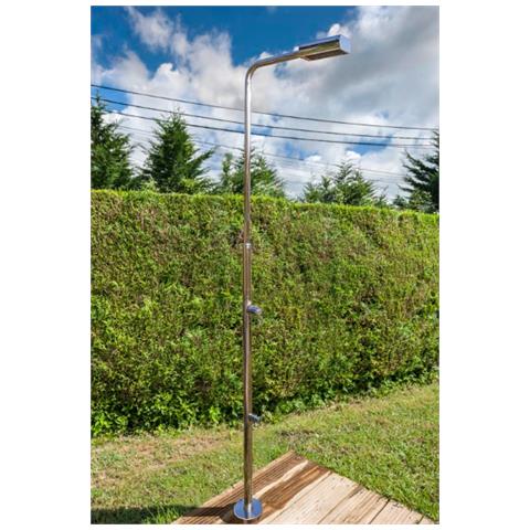 Doccia In Acciaio Inox Con Rubinetto Lavapiedi - Foto 1