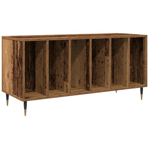 Armadio per dischi  in legno vecchio 100x38x48 cm in legno ingegnerizzato - Foto 1