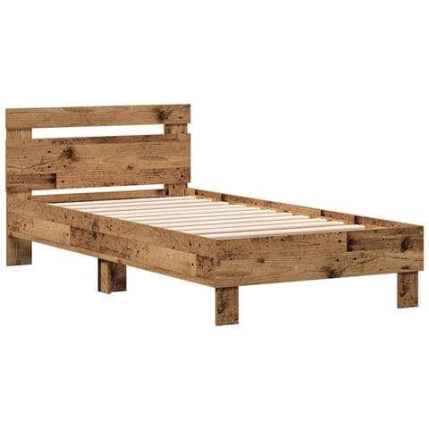Telaio Letto Legno vecchio 90 x 190 cm Legno multistrato - Foto 1