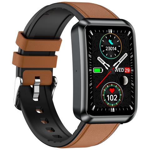 Smartwatch Tk77: Ecg, Frequenza Cardiaca E Monitoraggio Della Salute, Compatibile Con Huawei, Samsung, Apple, Garmin Brown - Foto 7