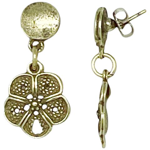 Ciondolo Cami Flower Con Texture In Rilievo Dorato - Foto 2