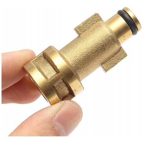 Adattatore Baionetta 1/4""f Per Idropulitrice Compatibile Con Bosch Aquatak - Ottone Resistente, 160 Bar, 60°c, Accessori Alta Pressione - Foto 1